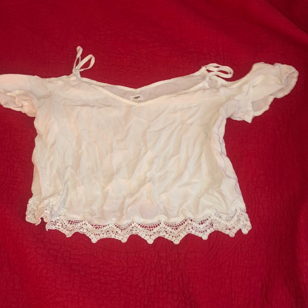 Garage crop top